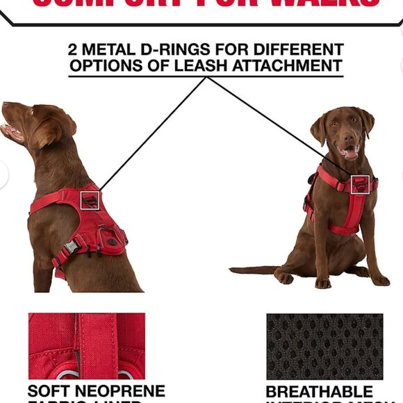 KONG Ultra Durable Waste Bag Harness (XL, Red) - Picture 3 of 3